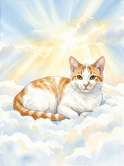 Example of Above the Clouds pet portrait