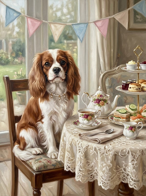 Example of Afternoon Tea pet portrait