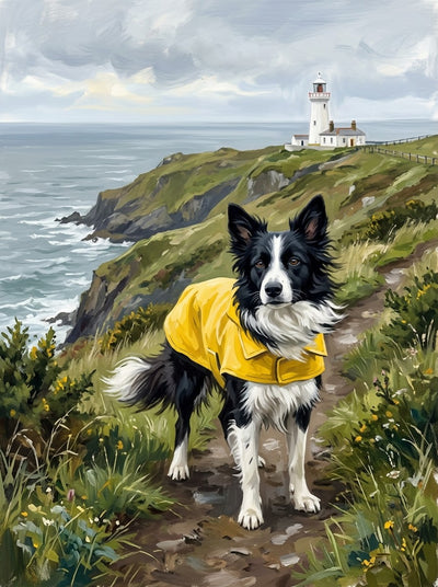 Example of Coastal Walk pet portrait