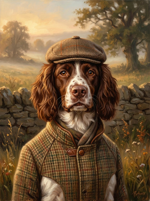 Example of The Country Gent pet portrait