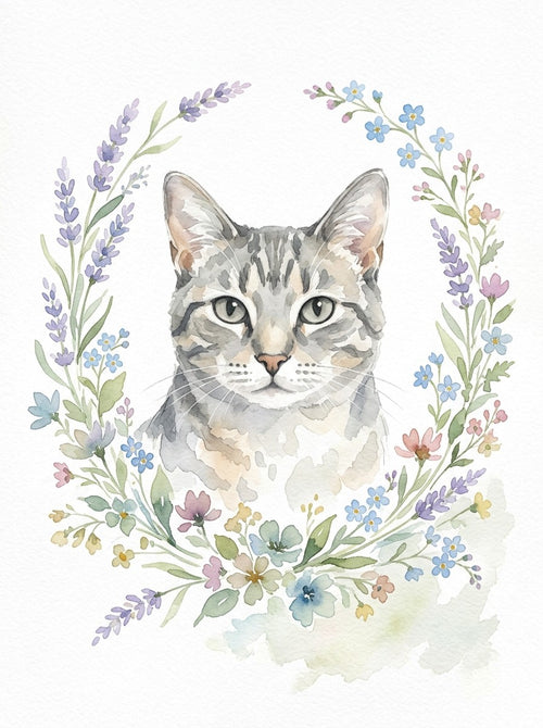 Example of Forever Loved pet portrait