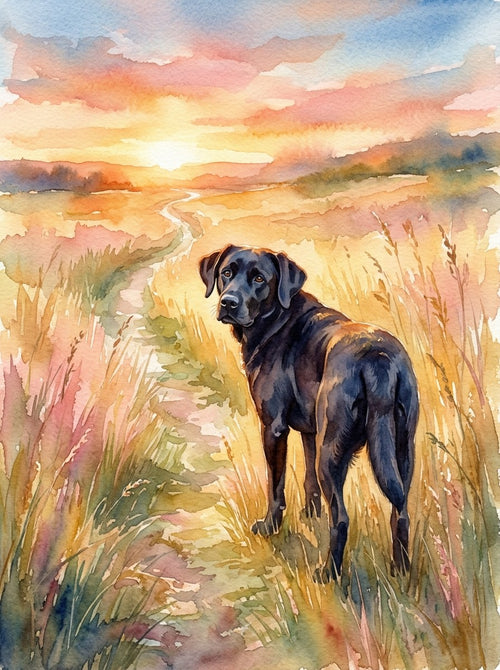 Example of Golden Meadow pet portrait