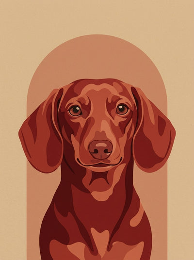 Example of Modern Minimal pet portrait