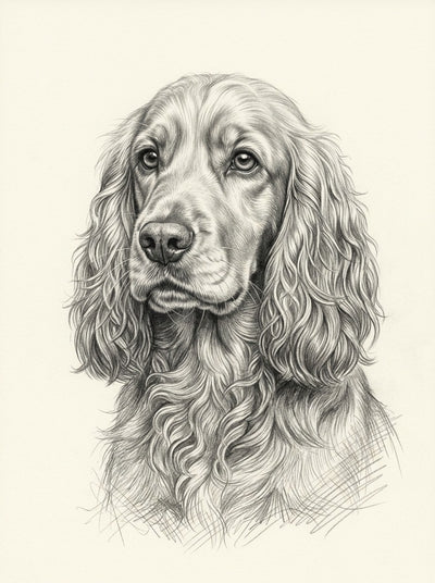 Example of Pencil Sketch pet portrait