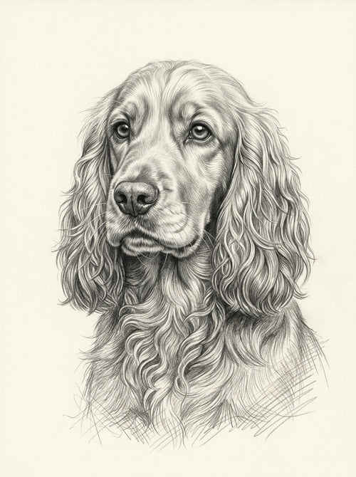 Example of Pencil Sketch pet portrait