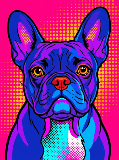 Example of Pop Art pet portrait