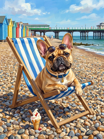 Example of Seaside Day Out pet portrait